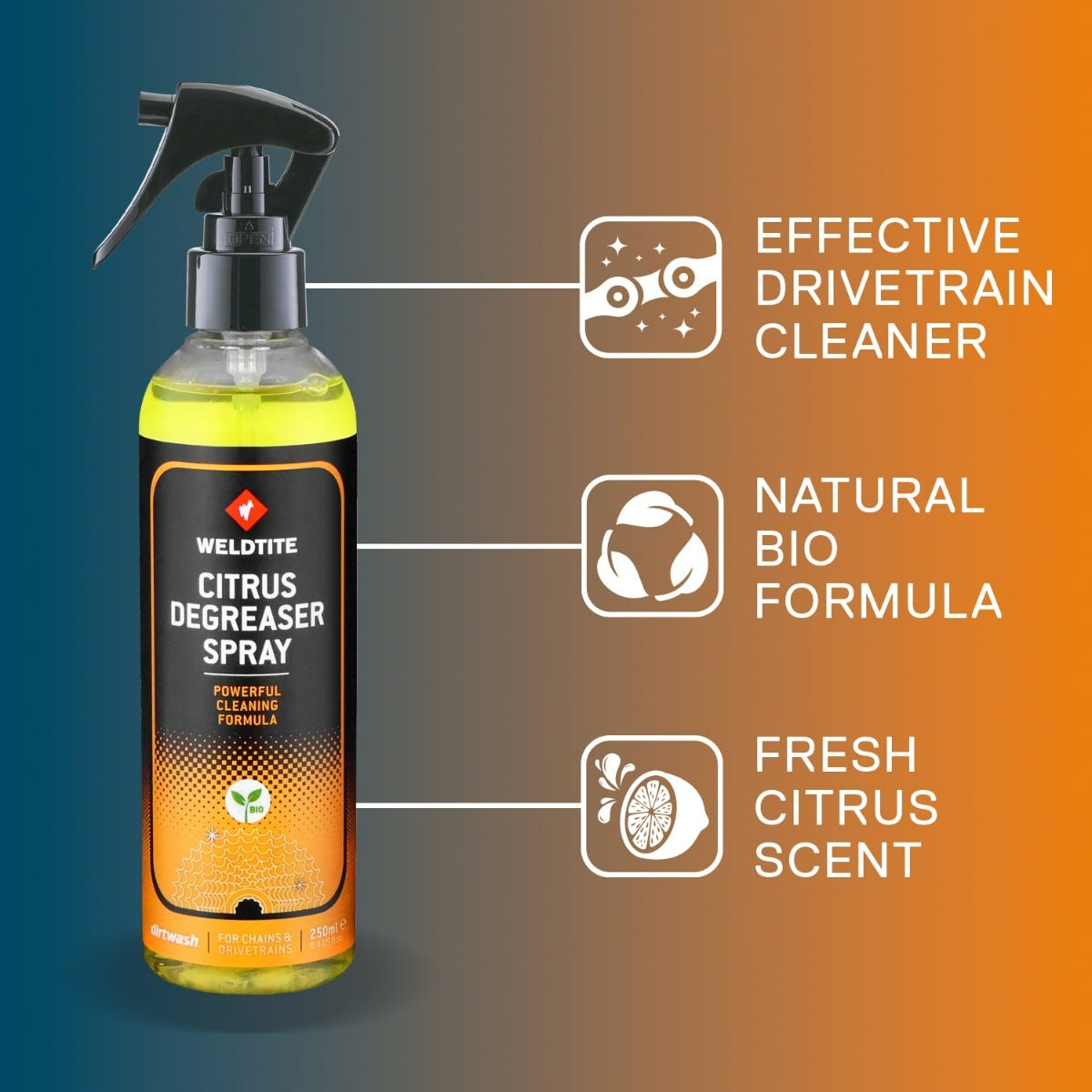 Weldtite Dirtwash Citrus Degreaser 250mL
