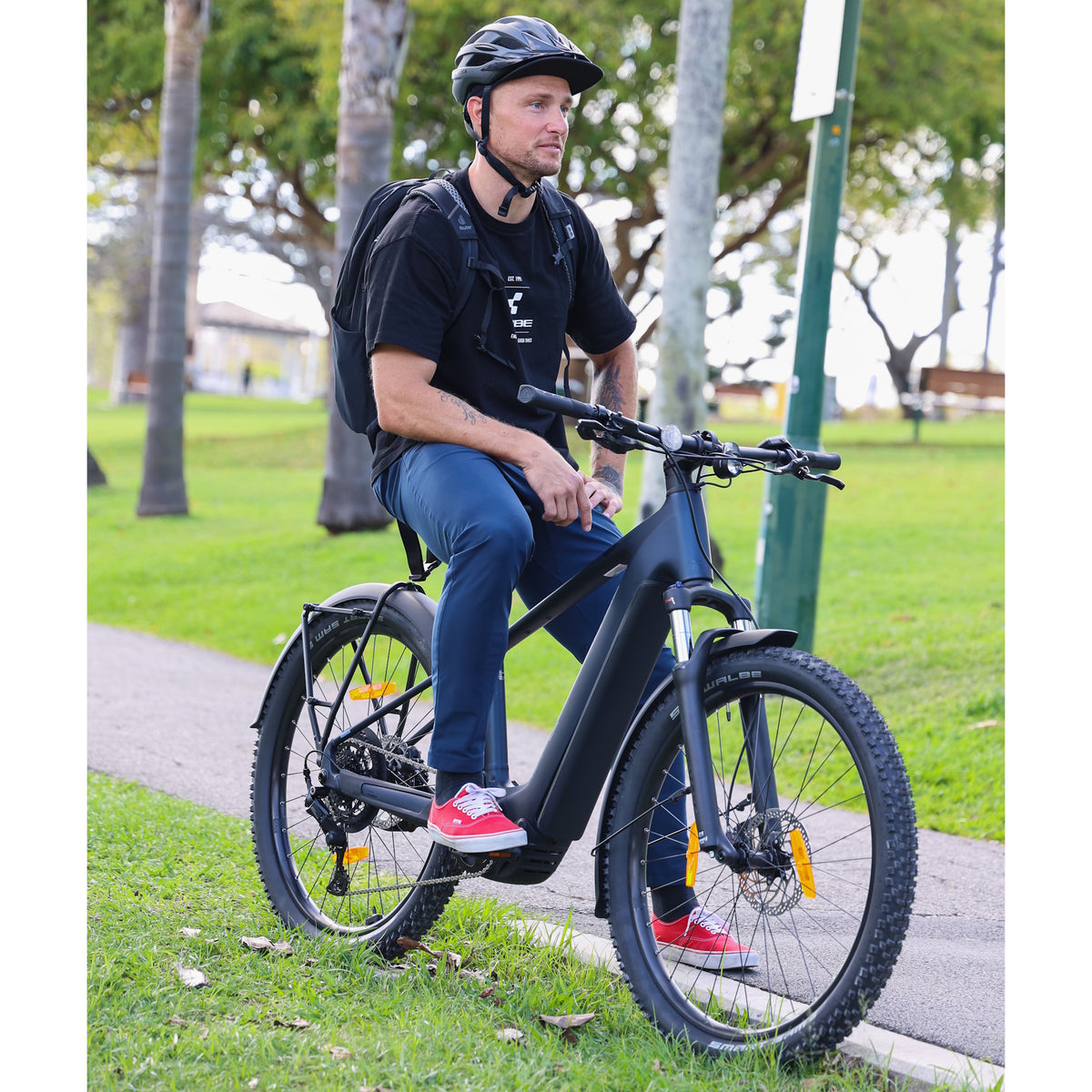 Cube Reaction Hybrid Performance 600 FE Electric Hardtail Mountain Bike Indigoblue'n'Reflex