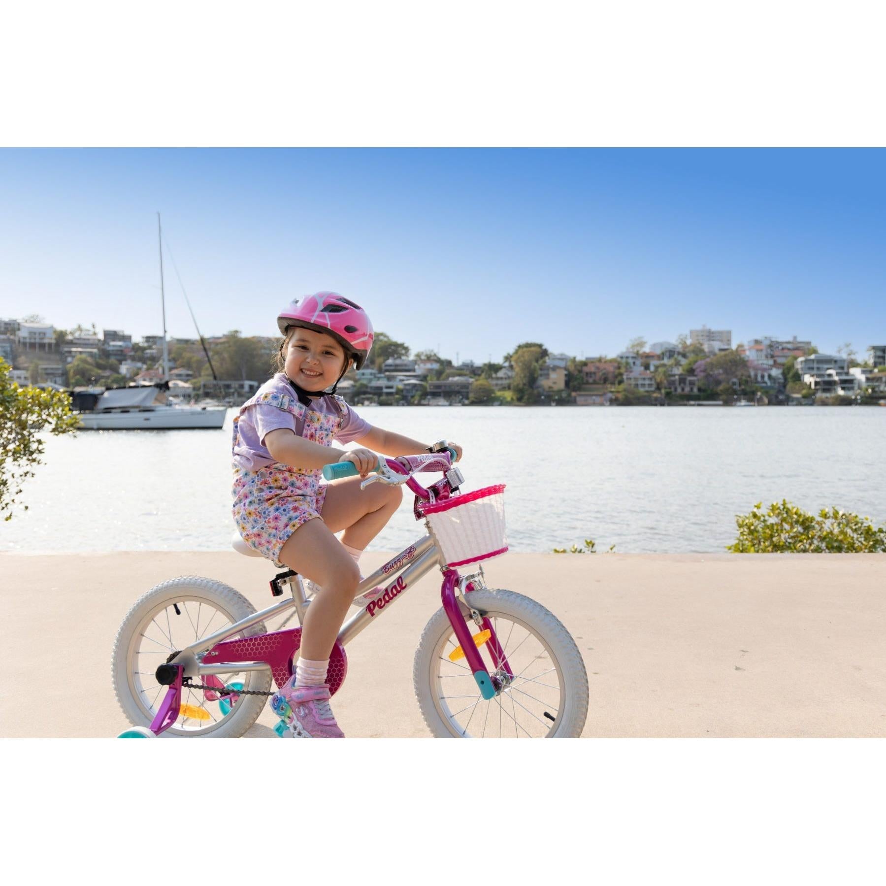 Pedal Buzz 16'' Steel Kids Bike Silver