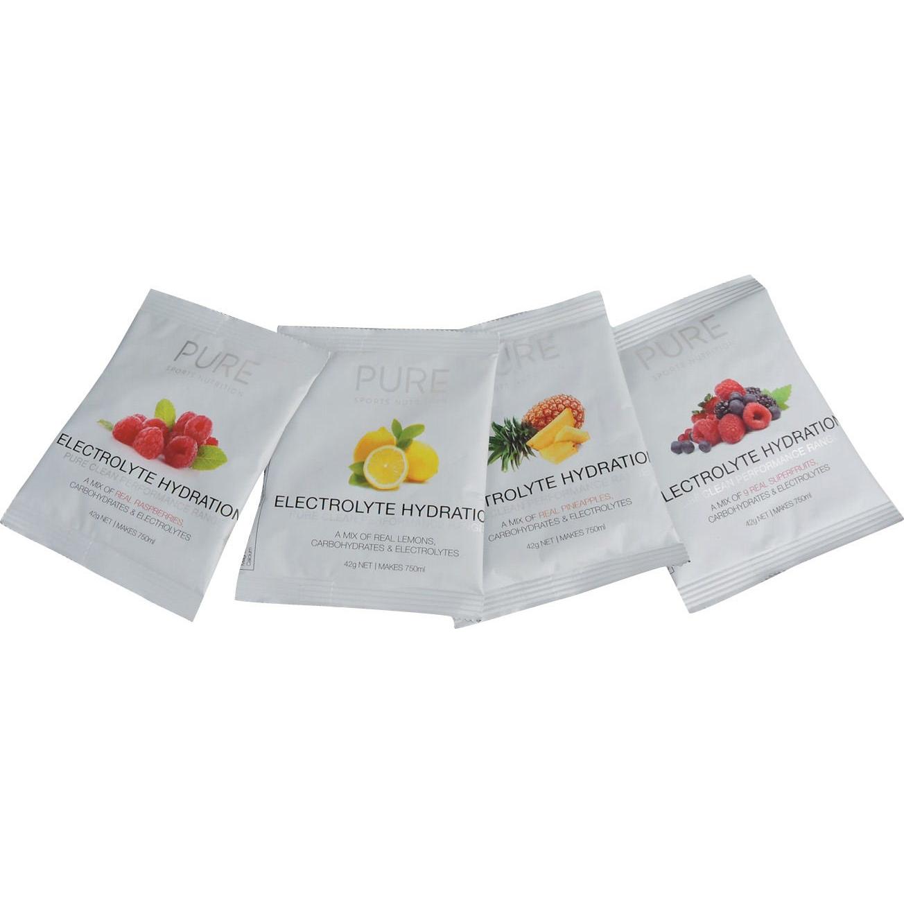 PURE Sports Nutrition Electrolyte Hydration Singe Serve Sachets (Pineapple) 42g