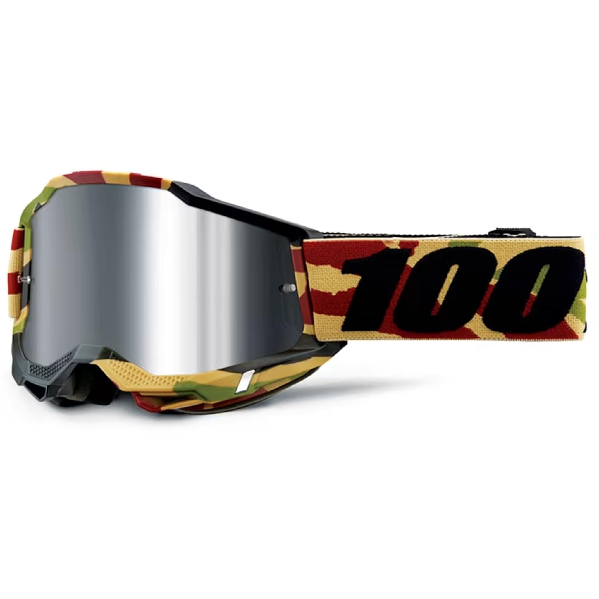 100% Accuri 2 Goggles Mission - Mirror Silver Flash Lens