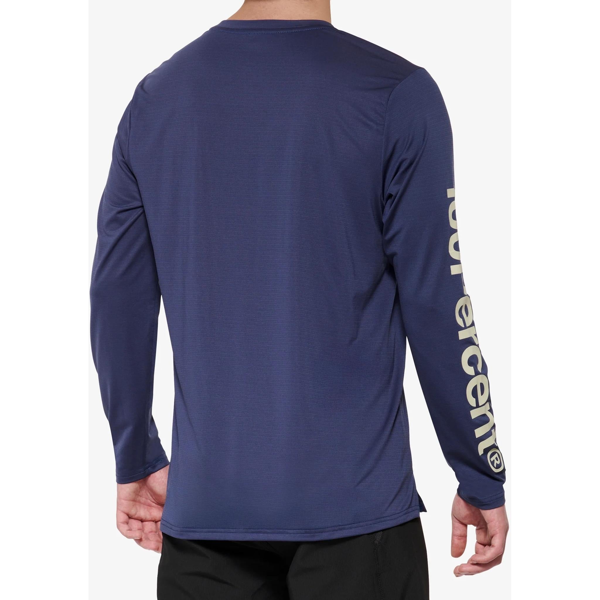 100% Airmatic Long Sleeve Jersey Indigo