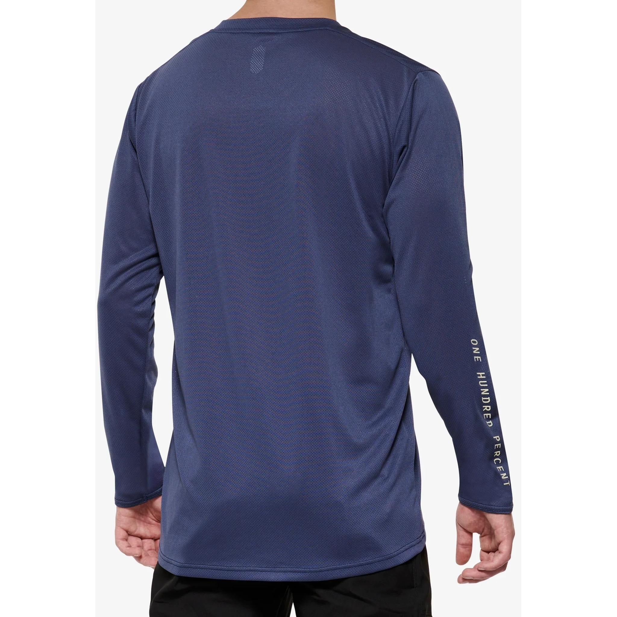 100% Ridecamp Long Sleeve Jersey Indigo