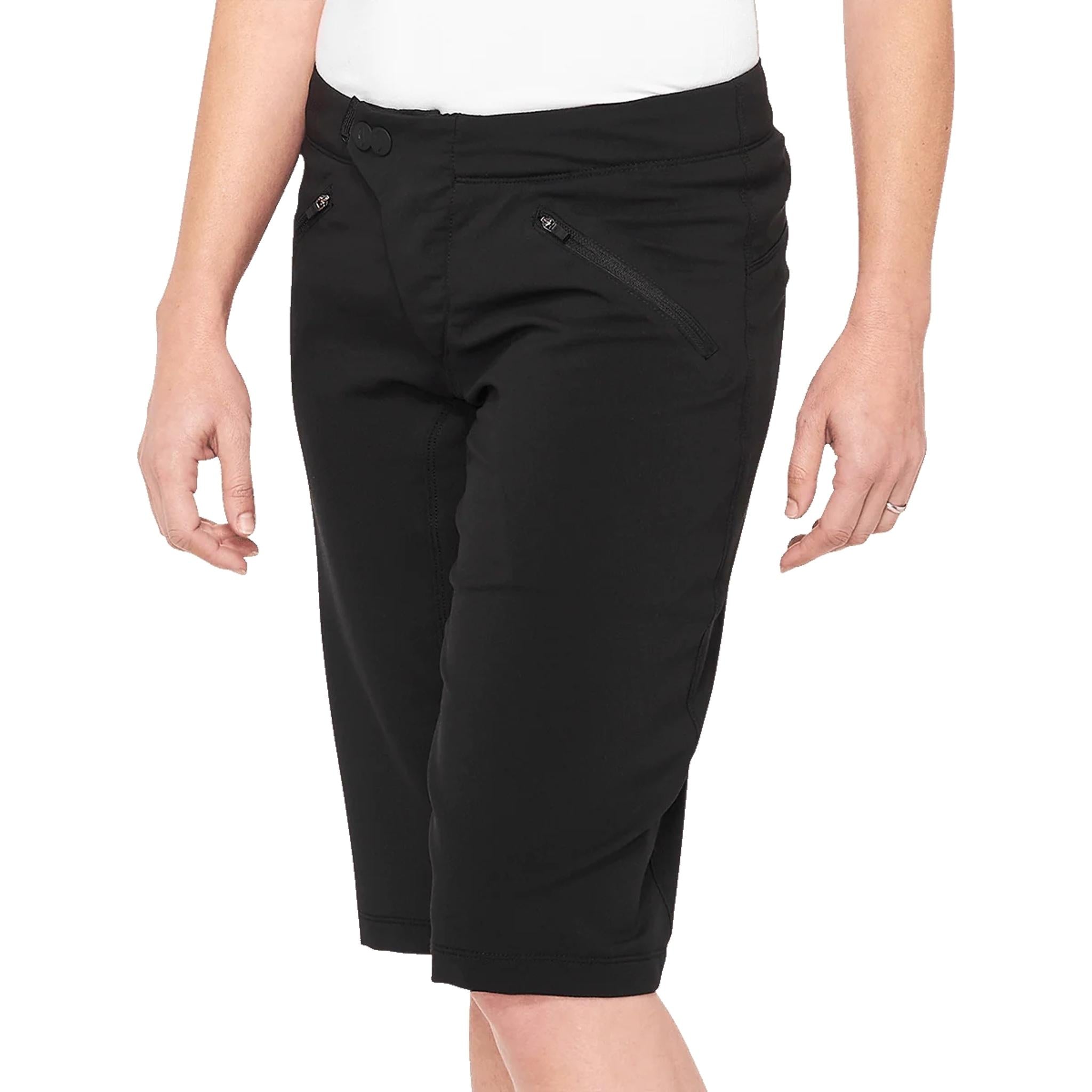 100% Ridecamp Womens Shorts Black