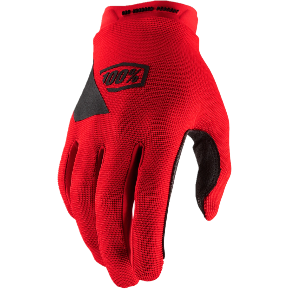 100% Ridecamp Full Finger Youth Gloves Red