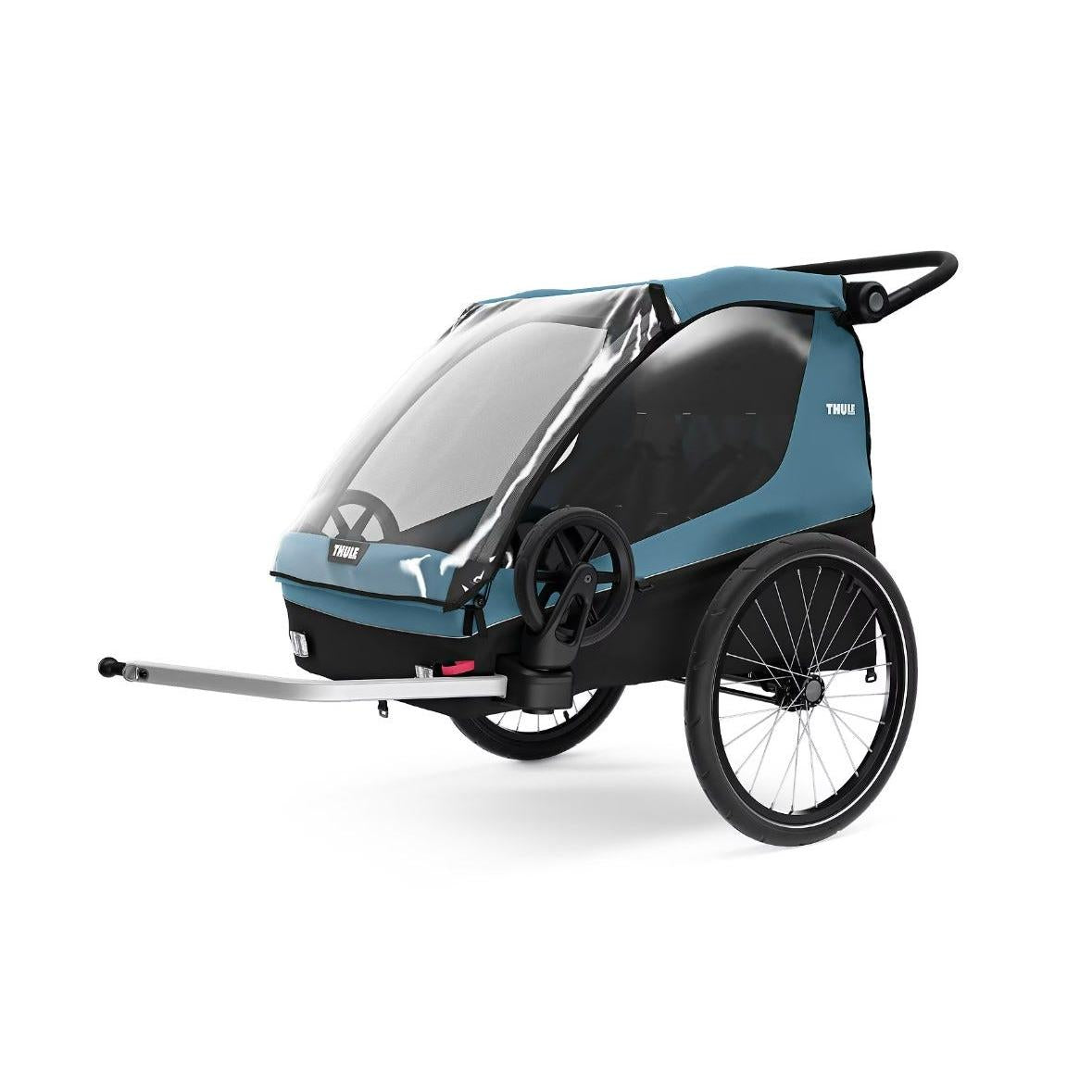 Thule Courier 2 Seat Child Trailer Aegean Blue
