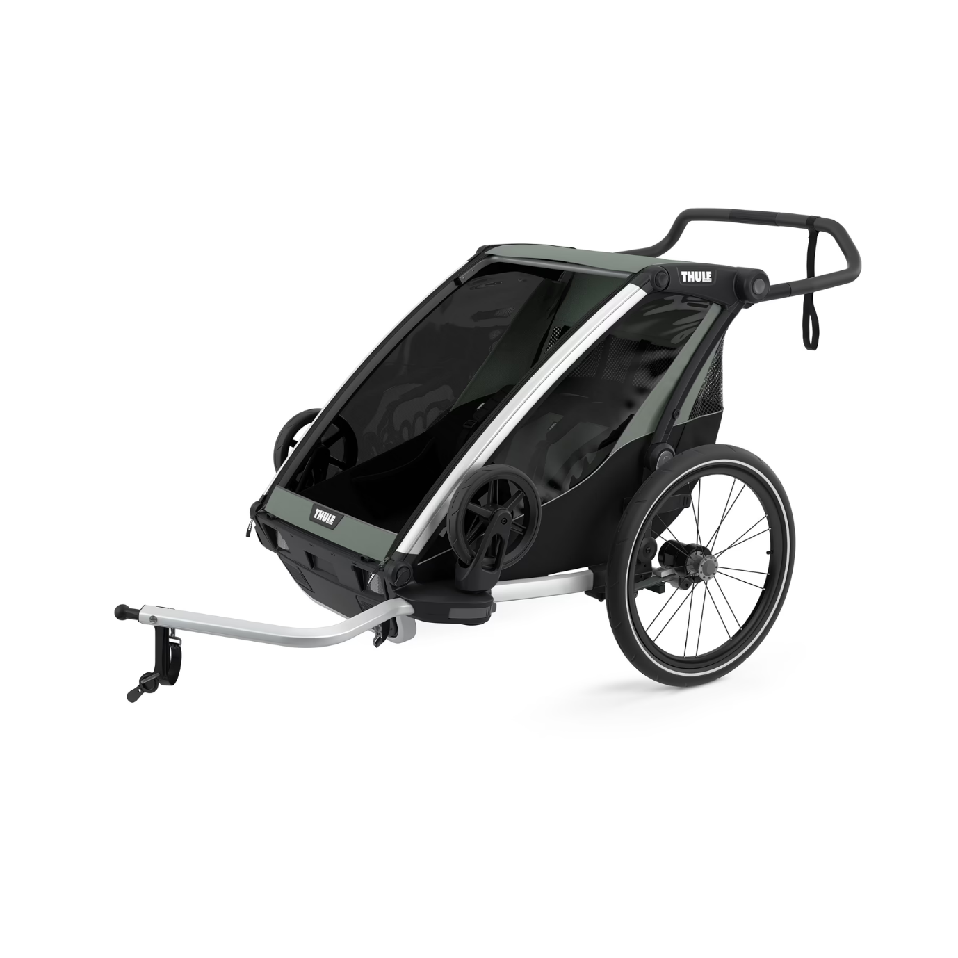 Thule Chariot 2 Lite 2 Child Trailer Agave Green