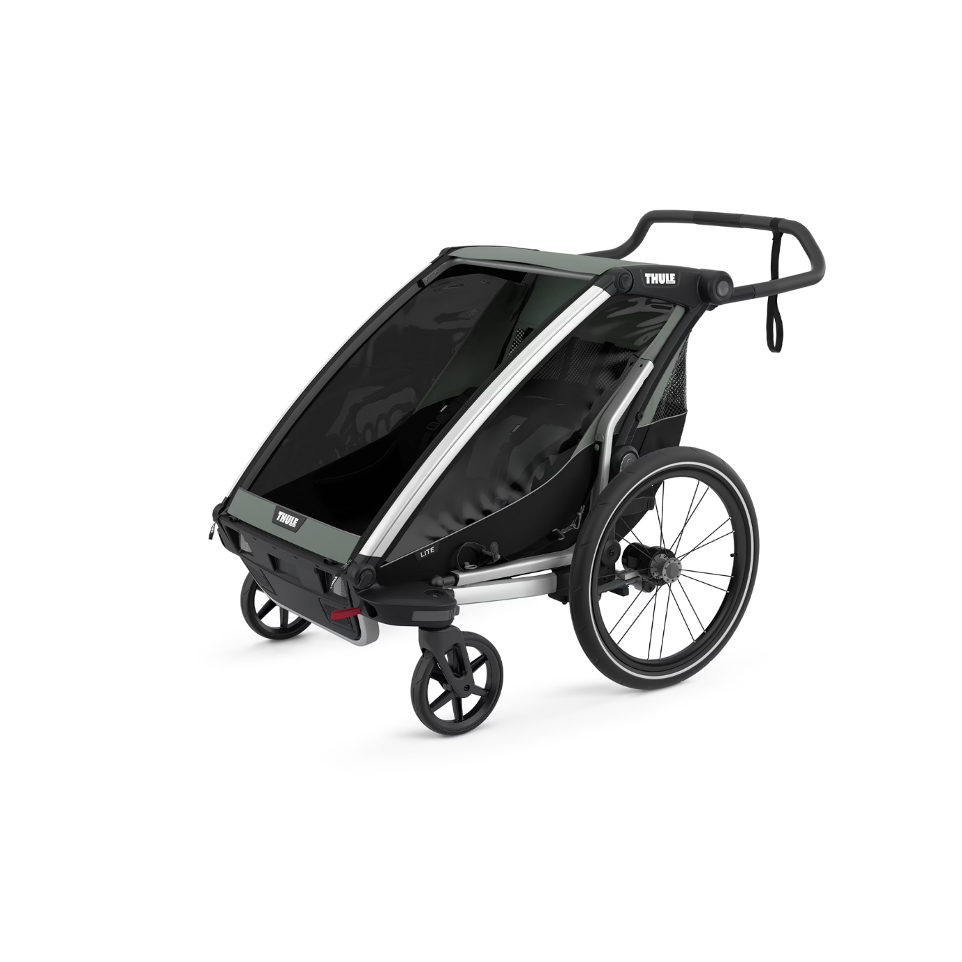 Thule Chariot 2 Lite 2 Child Trailer Agave Green