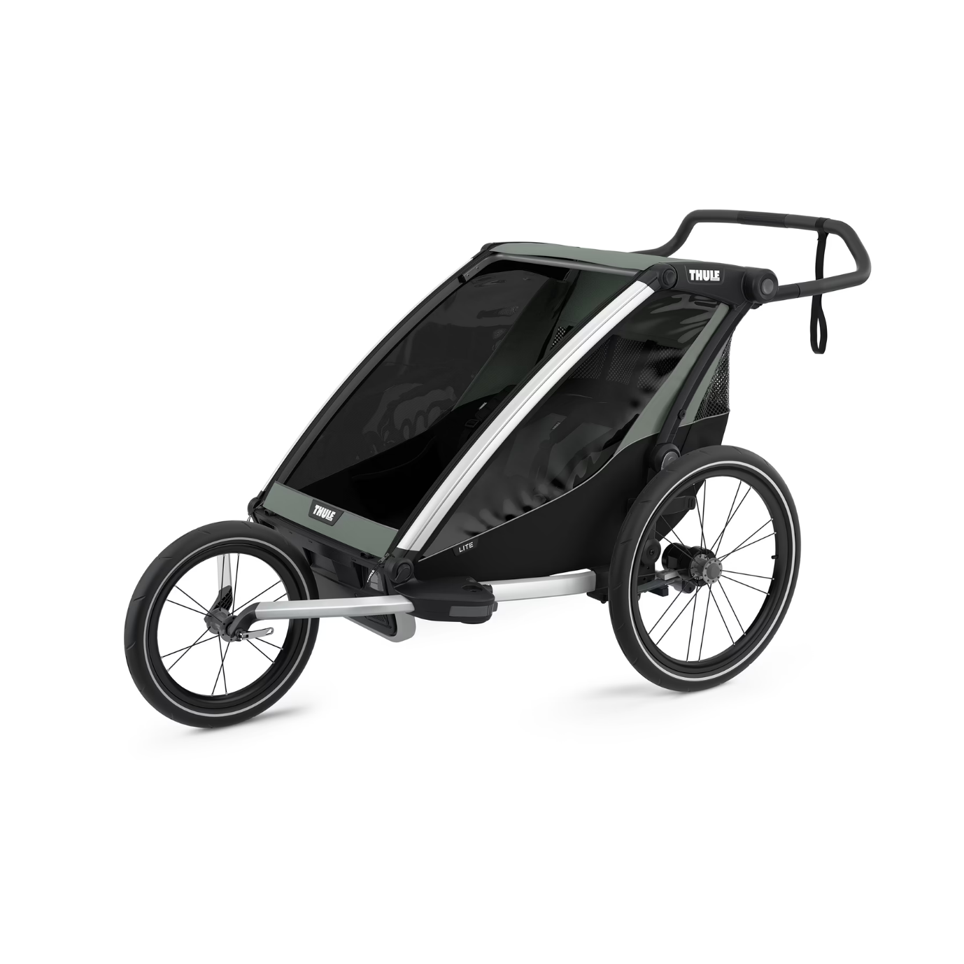 Thule Chariot 2 Lite 2 Child Trailer Agave Green