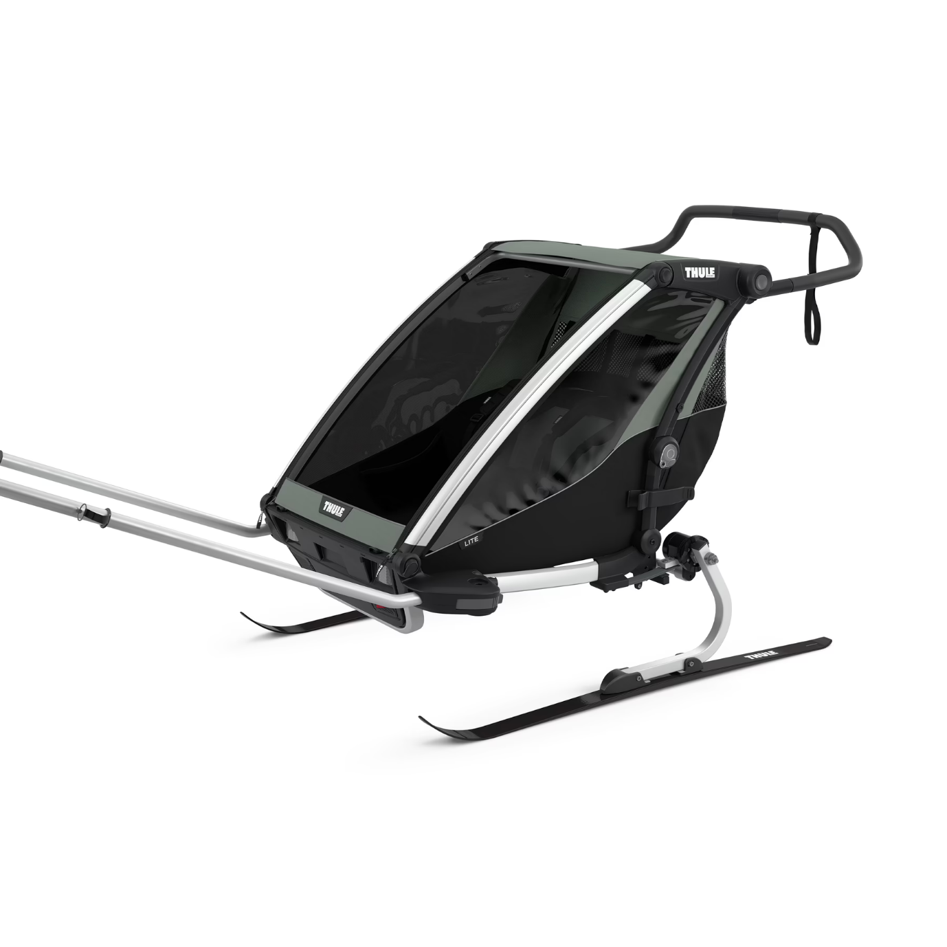 Thule Chariot 2 Lite 2 Child Trailer Agave Green