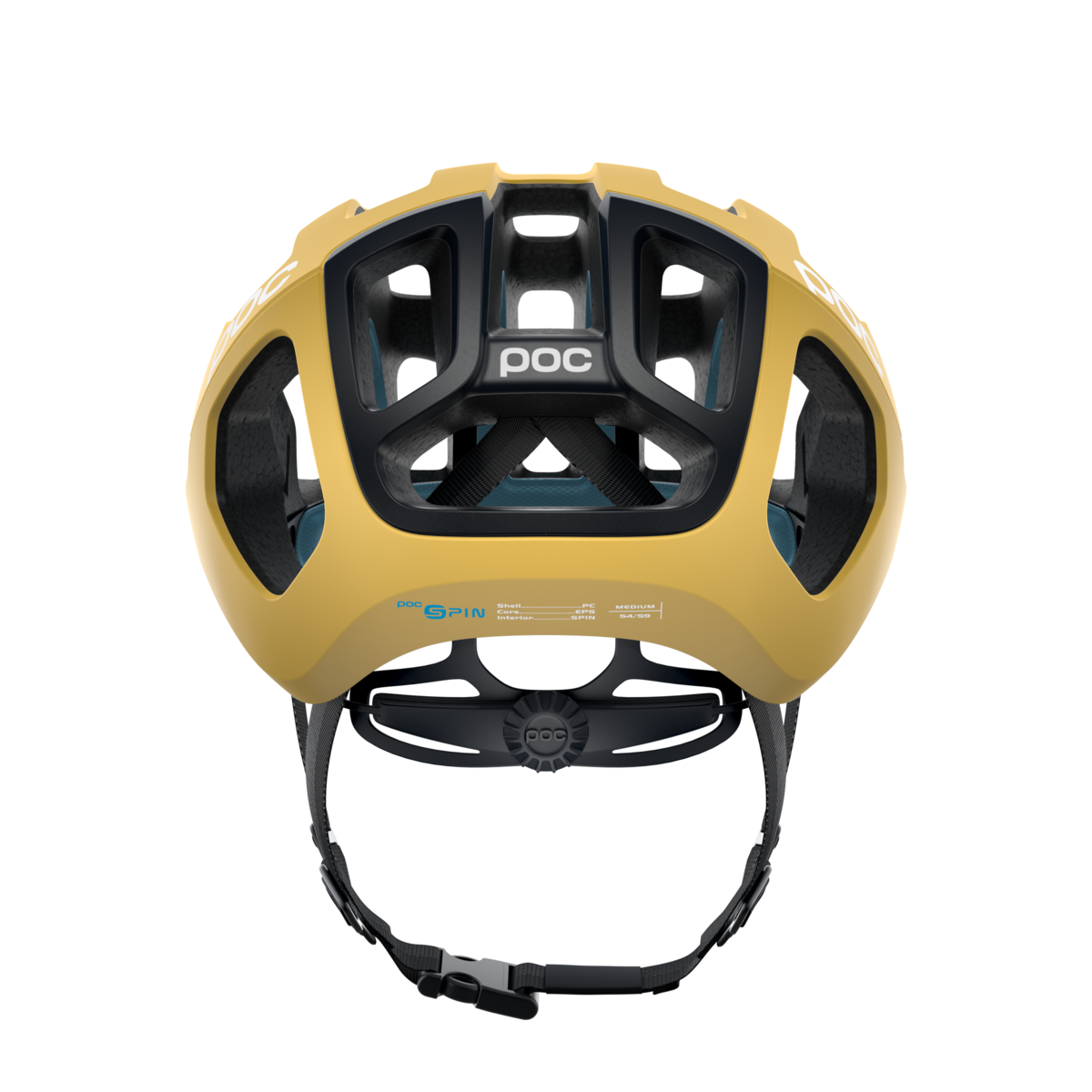 POC Ventral AIR SPIN Helmet Sulfur Yellow