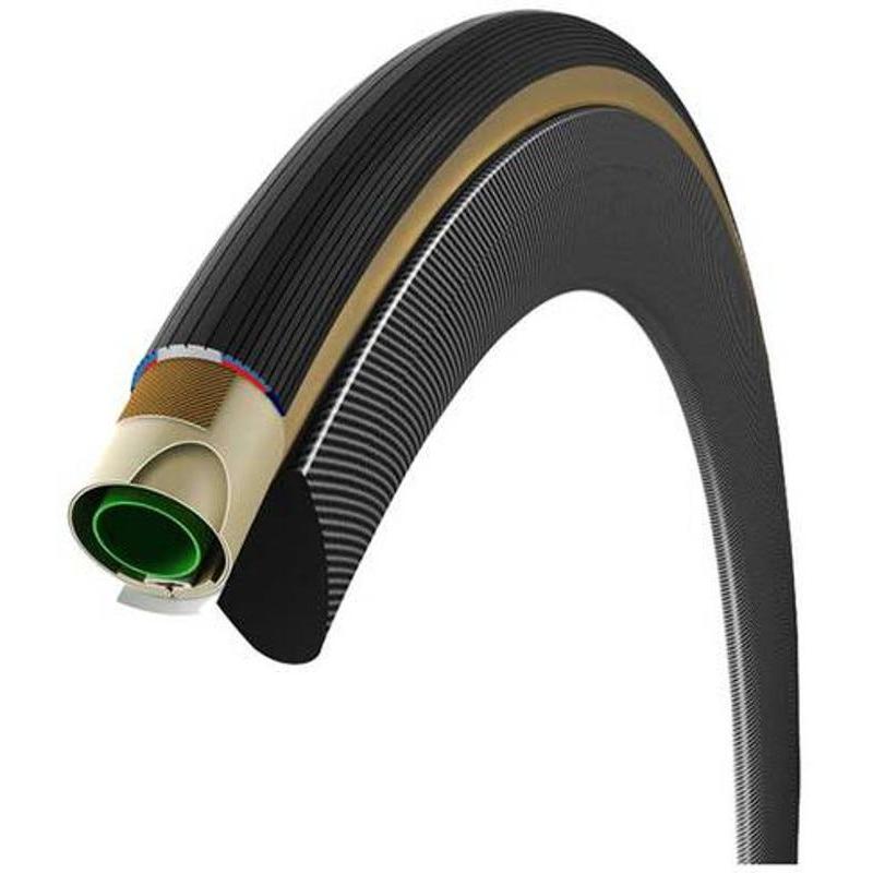 Vittoria Graphene Corsa Tubular Tyre 700 x 28c Black/Tanwall