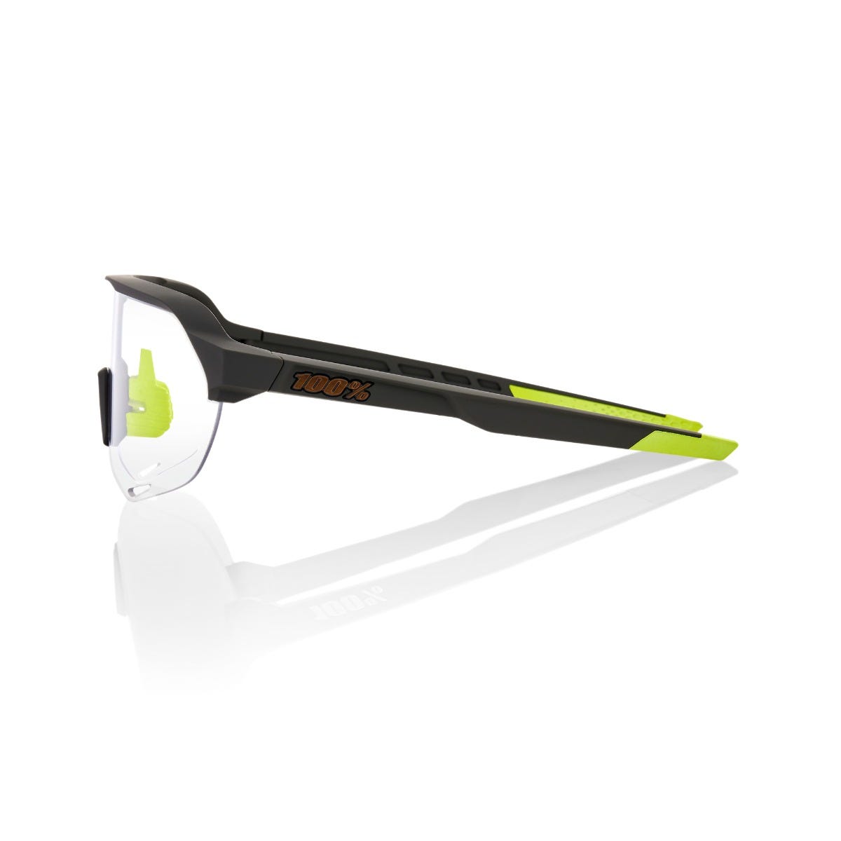 100% S2 Sunglasses Grey Photochromic Lens