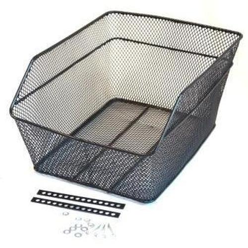 Basket rear black mesh 38cmx30cmx17cm