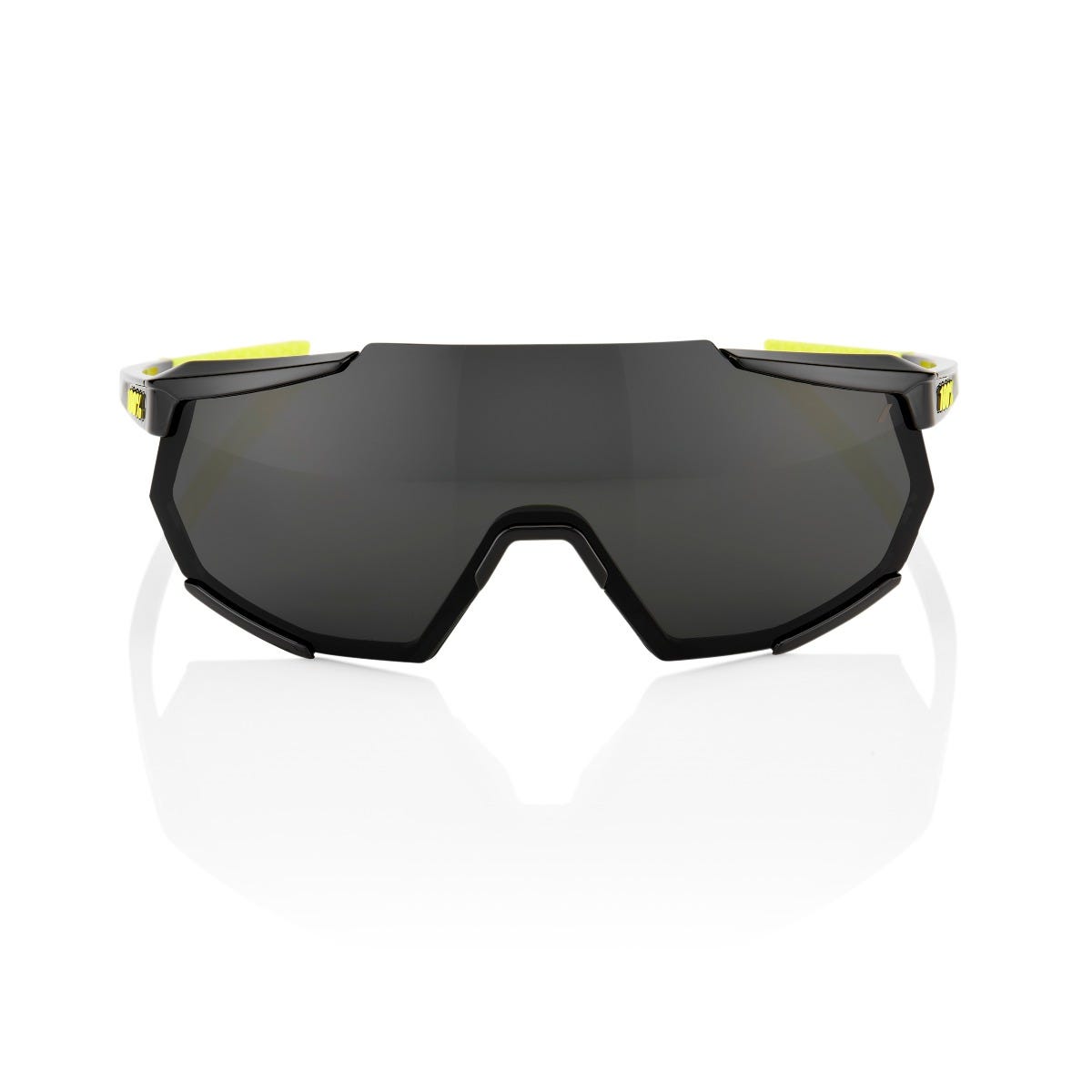 100% Racetrap Sunglasses Black with Smoke Lens