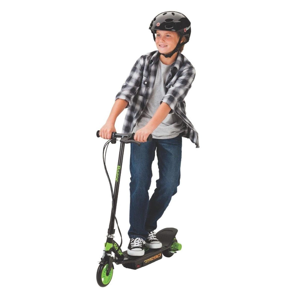 Razor PowerCore E90 Kids Electric Scooter Green