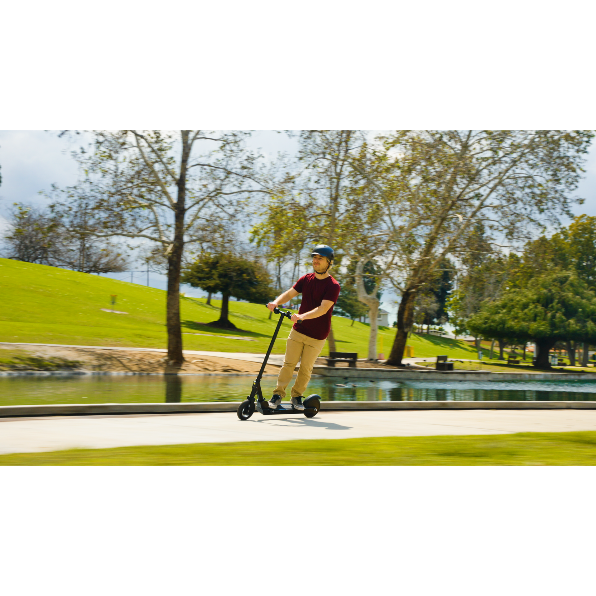 BLVD Forge Folding Electric Scooter Black