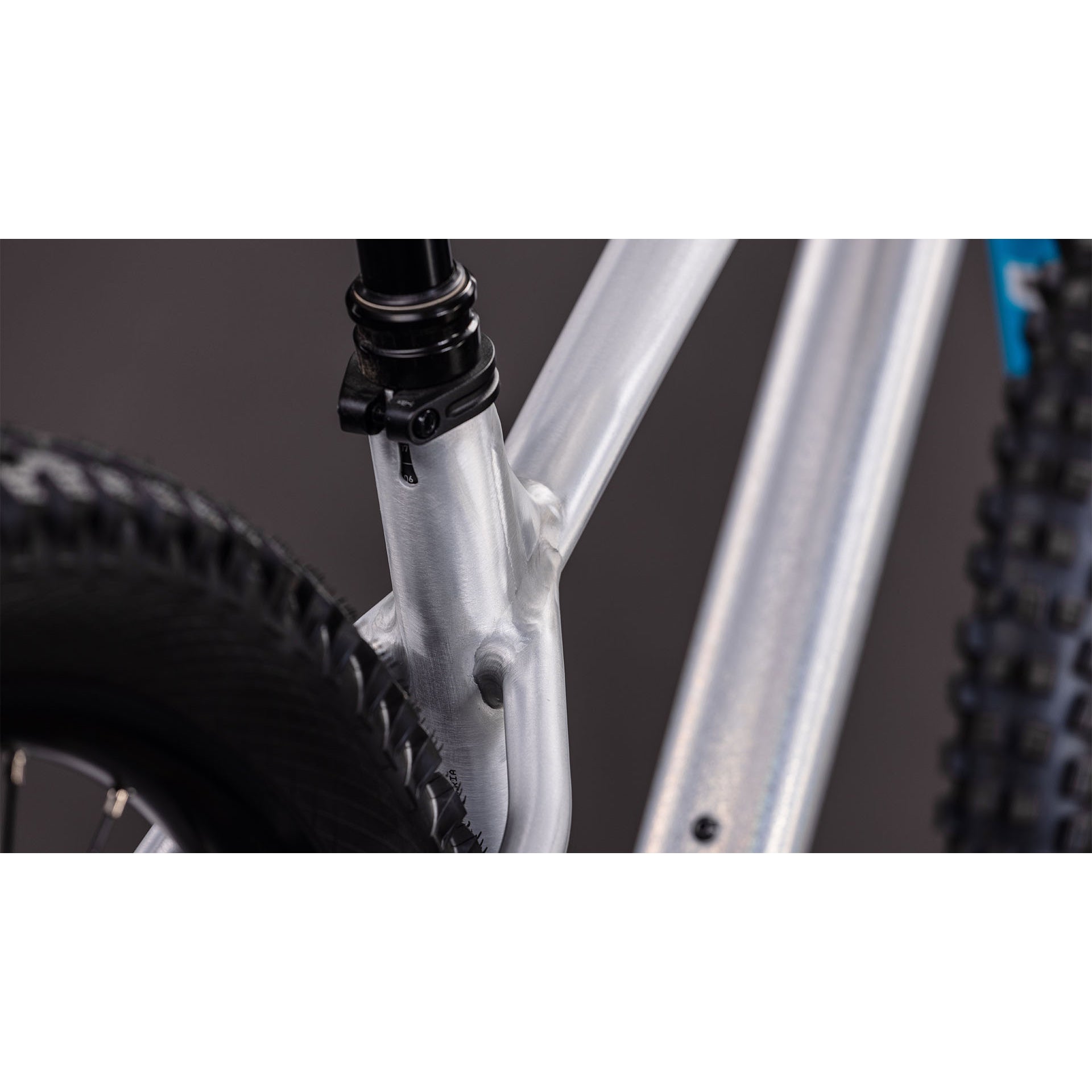 Cube Reaction TM ONE Hardtail Trail Bike Rawmetal'n'Blue