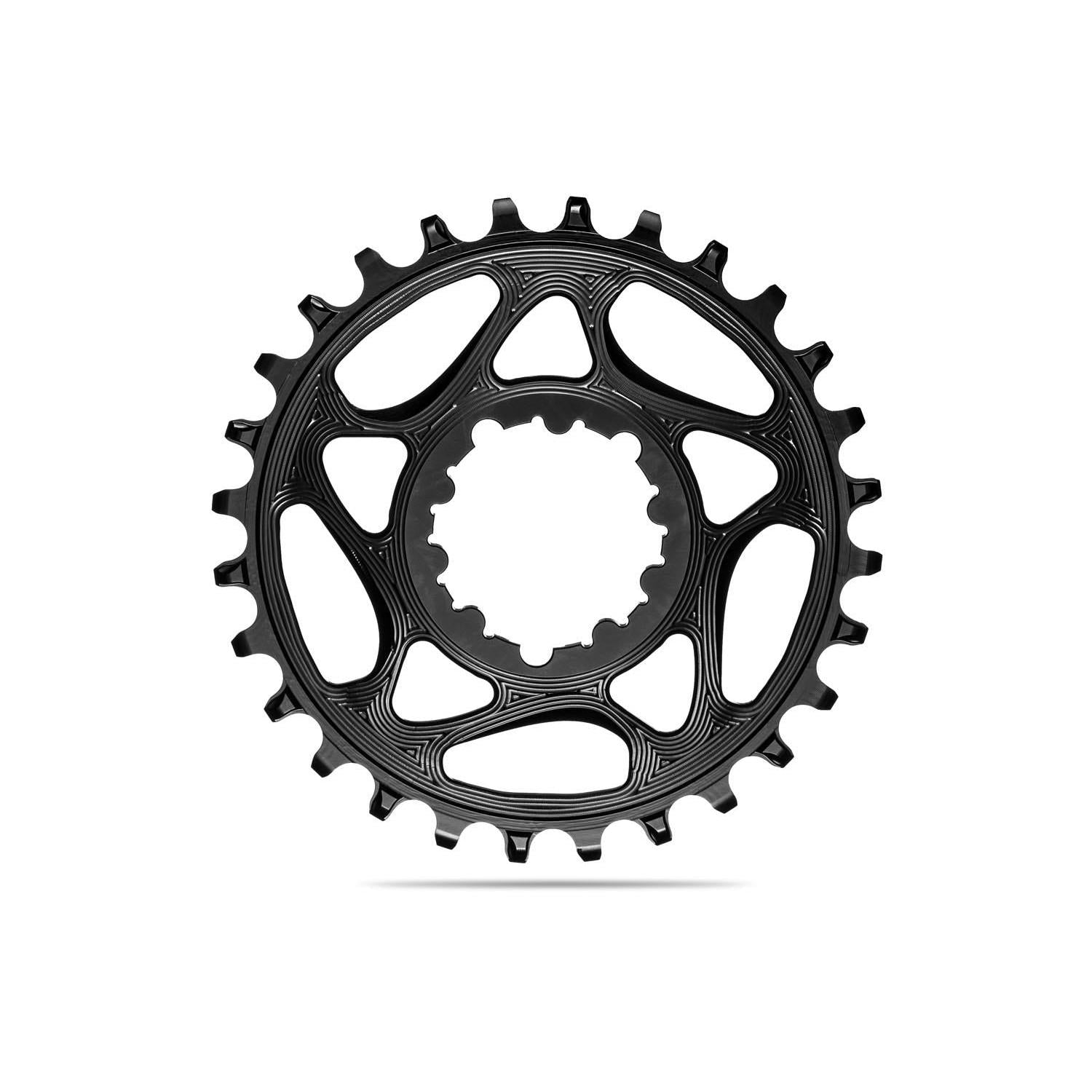 absoluteBLACK Round Premium Chainring SRAM Direct Mount Narrow Wide Black