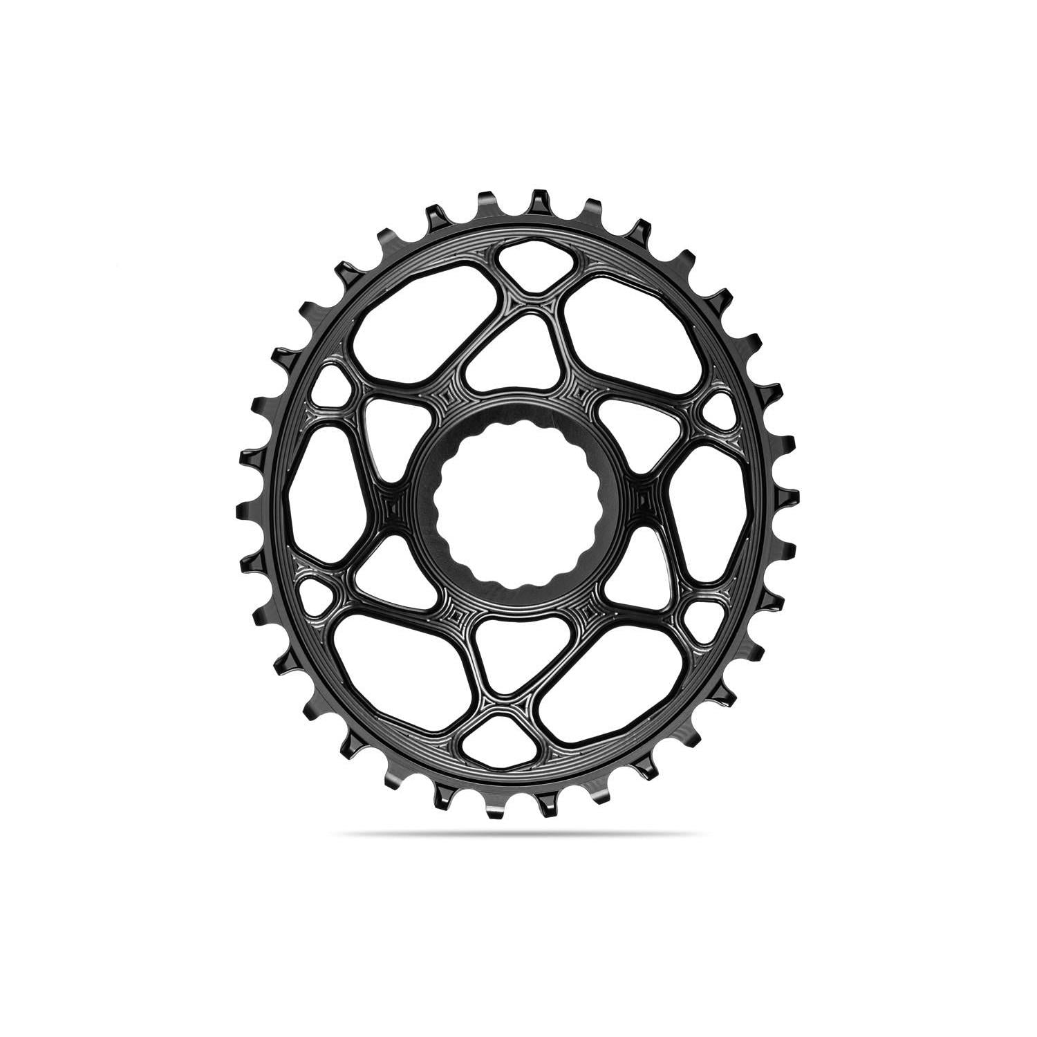 absoluteBLACK Oval Premium Chainring Race Face Cinch 3mm Offset Direct Mount Boost 1x Narrow Wide Black