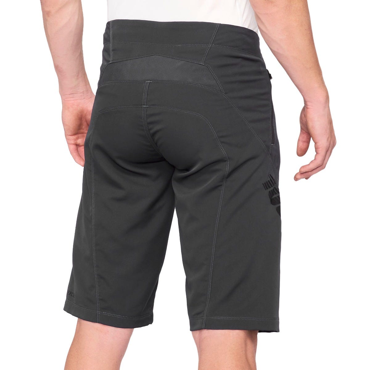 100% Airmatic Shorts Charcoal