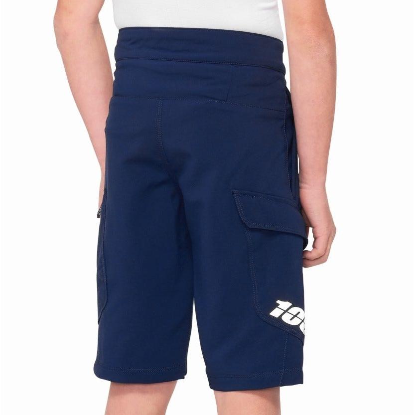 100% Ridecamp Youth Shorts Navy