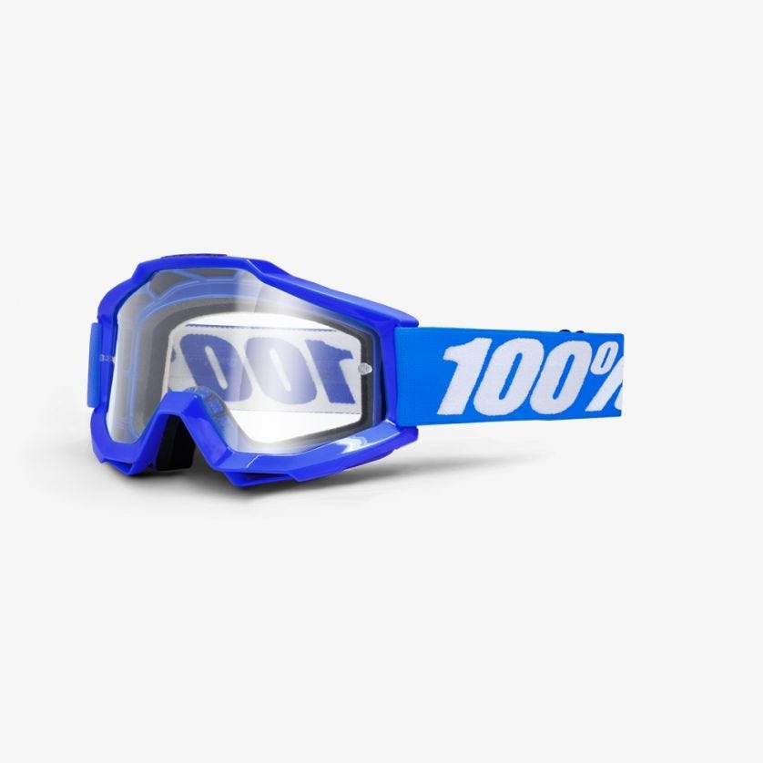 100% Accuri Goggles Reflex Blue - Clear Lens