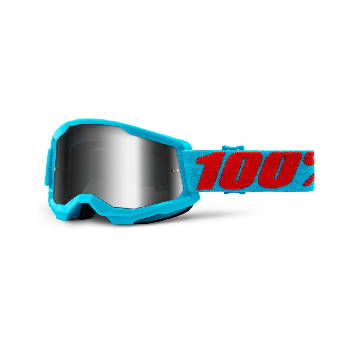 100% Strata 2 Goggles Summit/Mirror Silver Lens