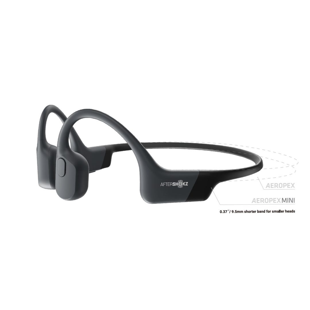Aftershokz Aeropex Mini Wireless Headphones Cosmic Black – 99 Bikes
