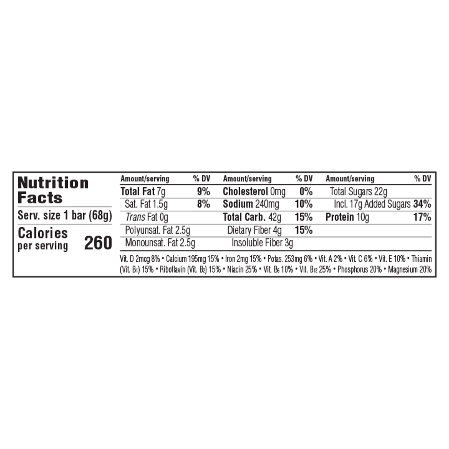 CLIF Sierra Trail Mix Bar 68g