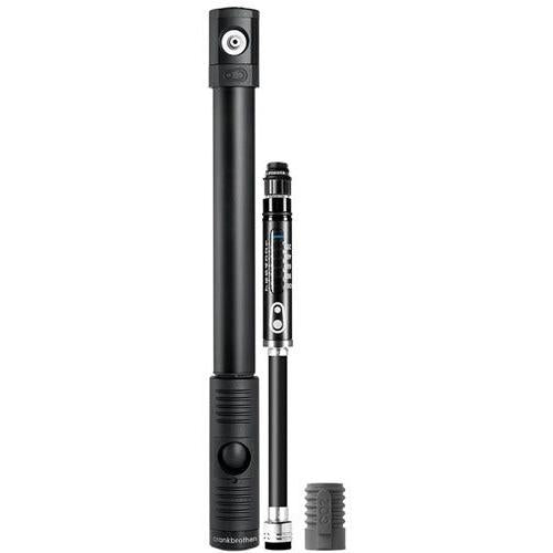Crankbrothers Klic Hand Pump HP Gauge W/ Co2 Midnight Edition