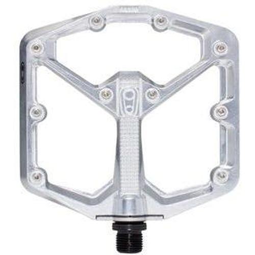 Crankbrothers Stamp 7 Flat MTB Pedals Large High Polished Silver