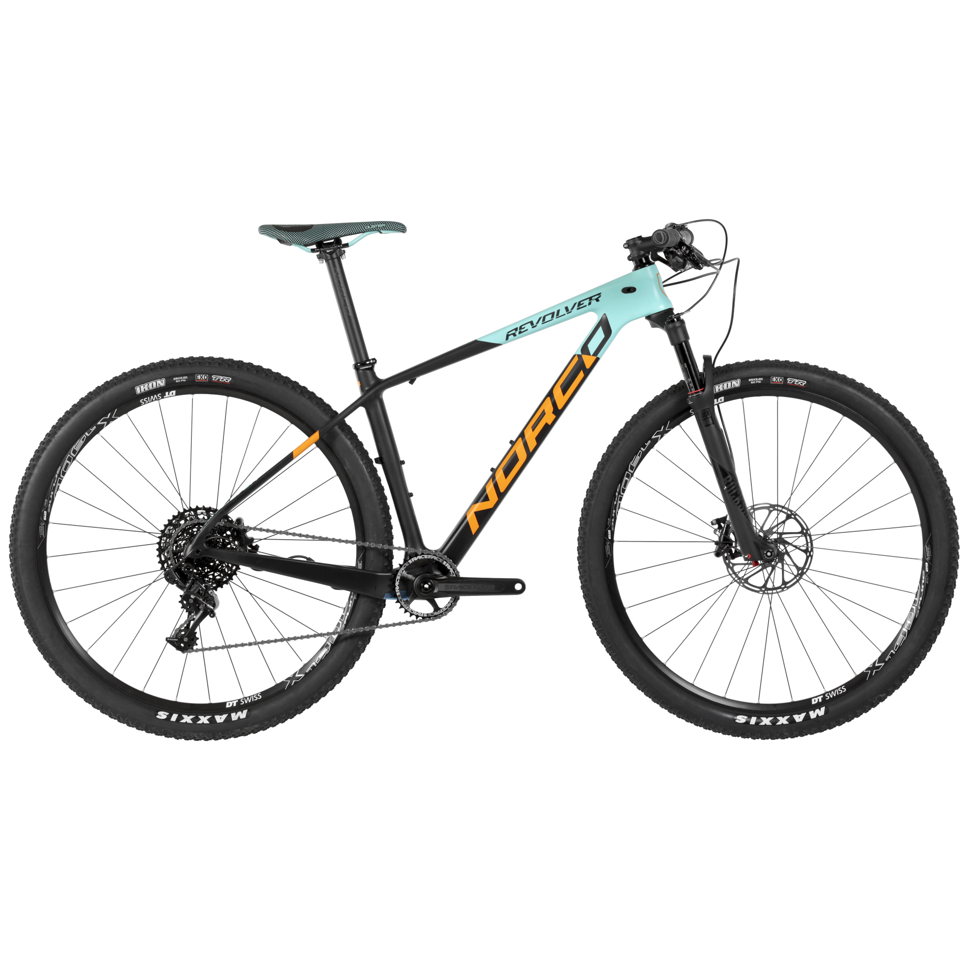 Norco Revolver 9.2 HT Mountain Bike Black/Turquoise/Orange (2017)