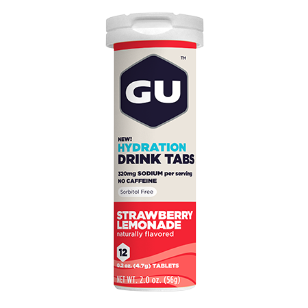 GU Strawberry Lemonade Hydration Tablets 56g