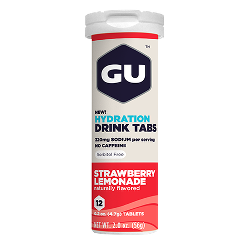 GU Strawberry Lemonade Hydration Tablets 56g