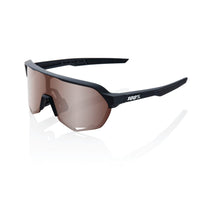 100% S2 Soft Tact Sunglasses HiPER Crimson with Silver Mirror Lens