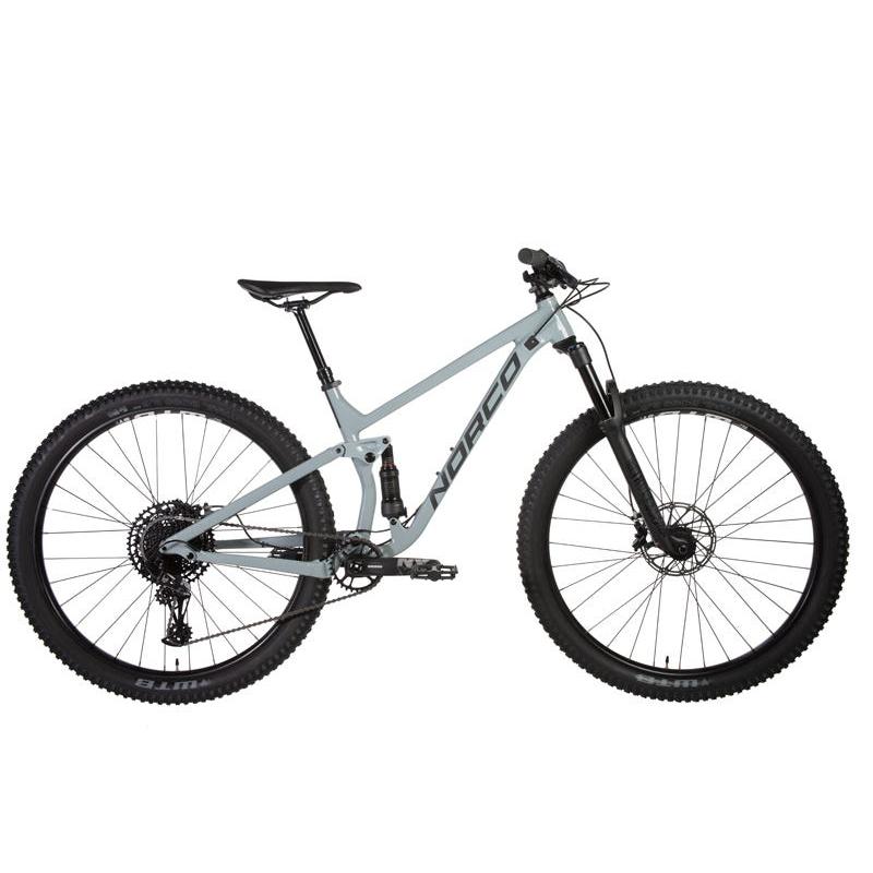 Norco Fluid 1 FS Mountain Bike 27.5 Inch Concrete/Black (2019)