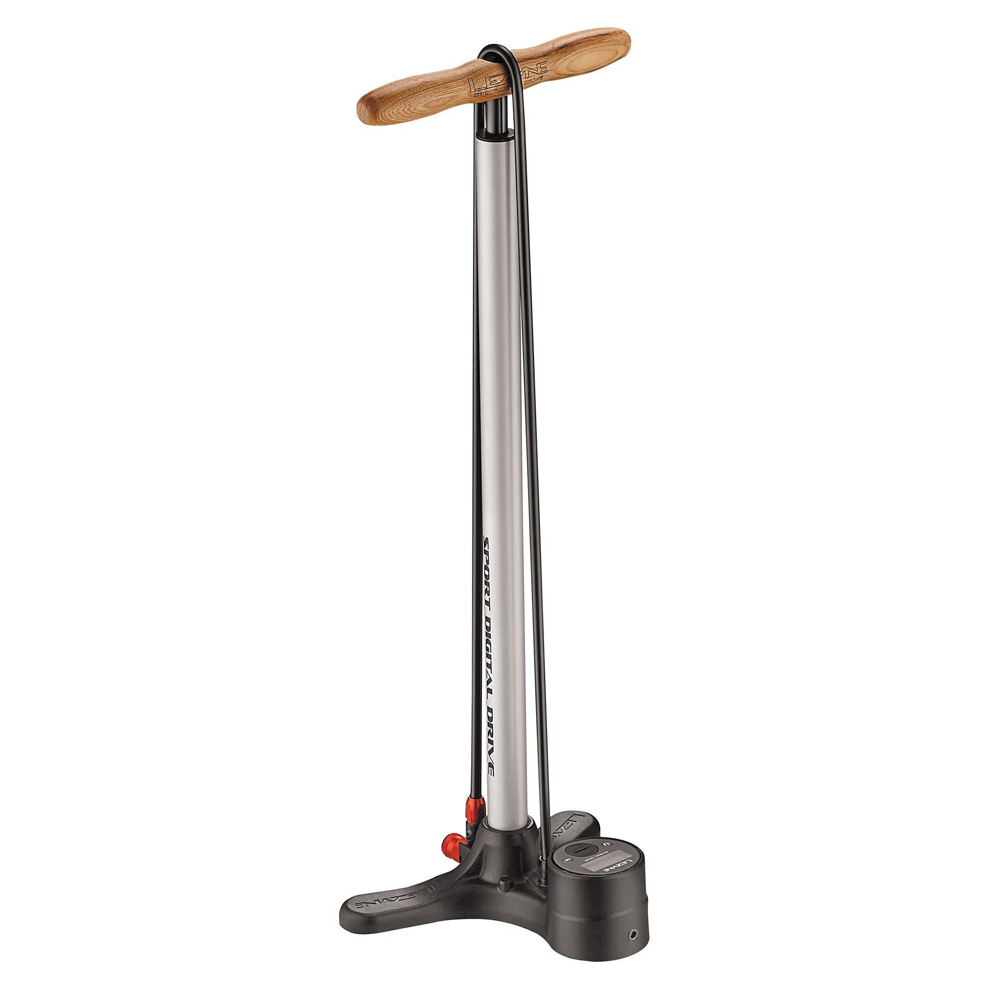 Lezyne Sport Digital Drive Floor Pump Silver