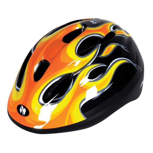 Netti Pilot Flame Kids Helmet (Black)