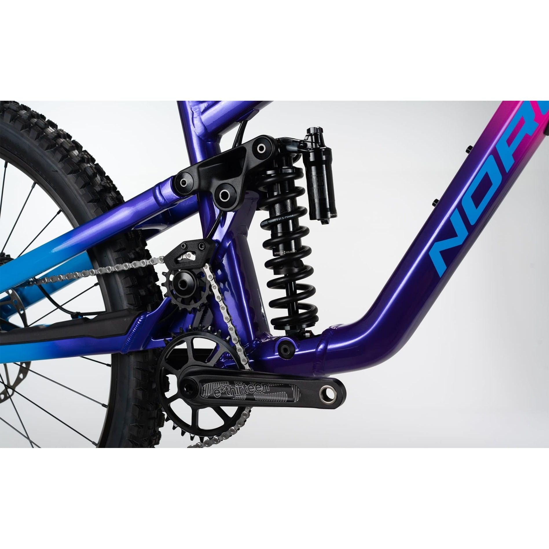 Norco Shore A2 Mountain Bike Purple Pink/Blue