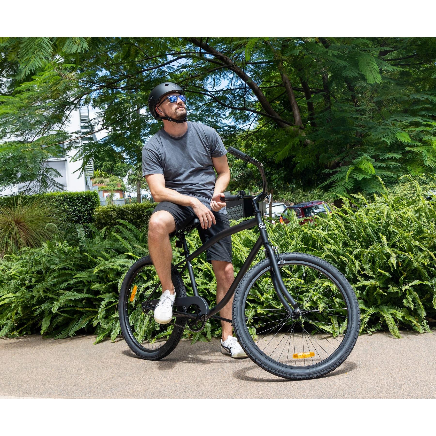 Pedal Copacabana Cruiser Bike Matt Black