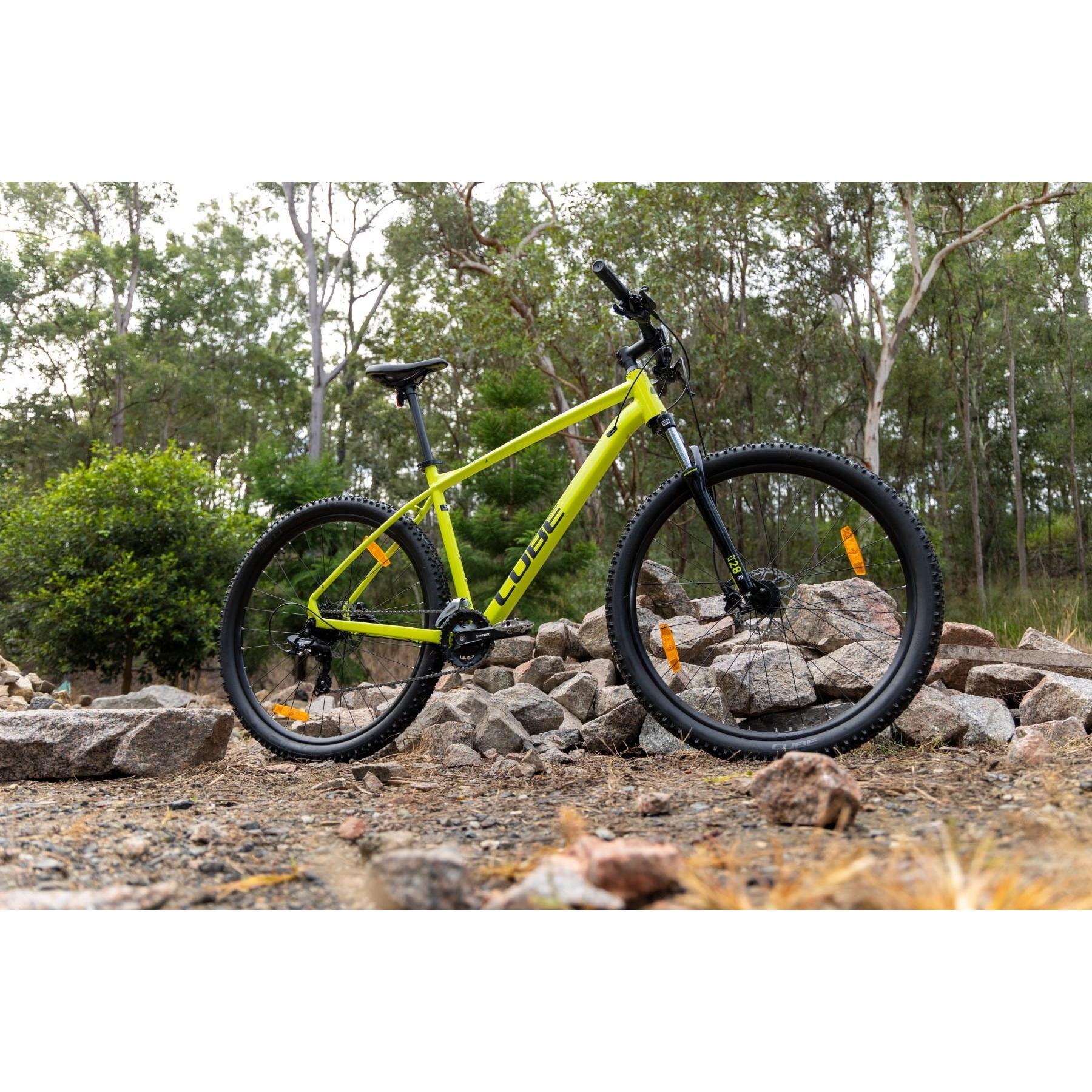 Cube Aim Hardtail Mountain Bike Green Moss