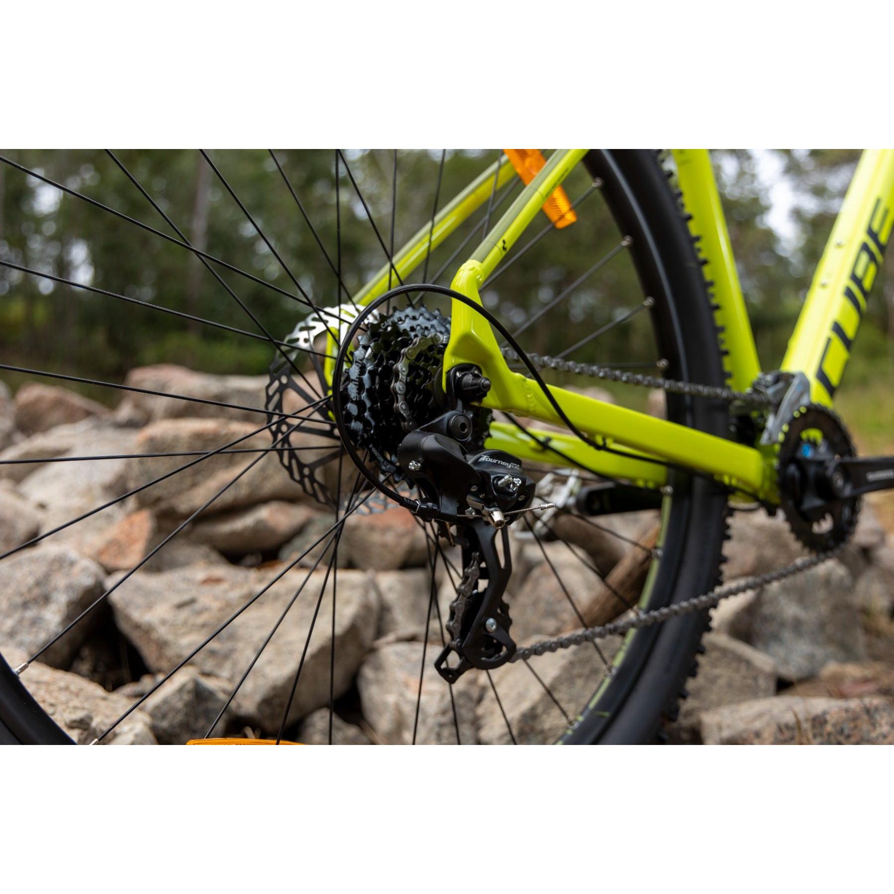 Cube Aim Hardtail Mountain Bike Green Moss