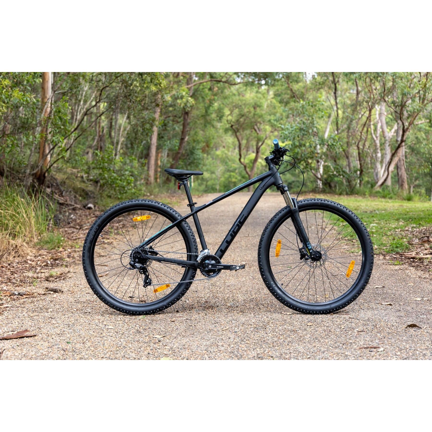 cube mountainbike access Cube Access Hardtail Mountain Bike Black 'n' Blue – 99 Bikes