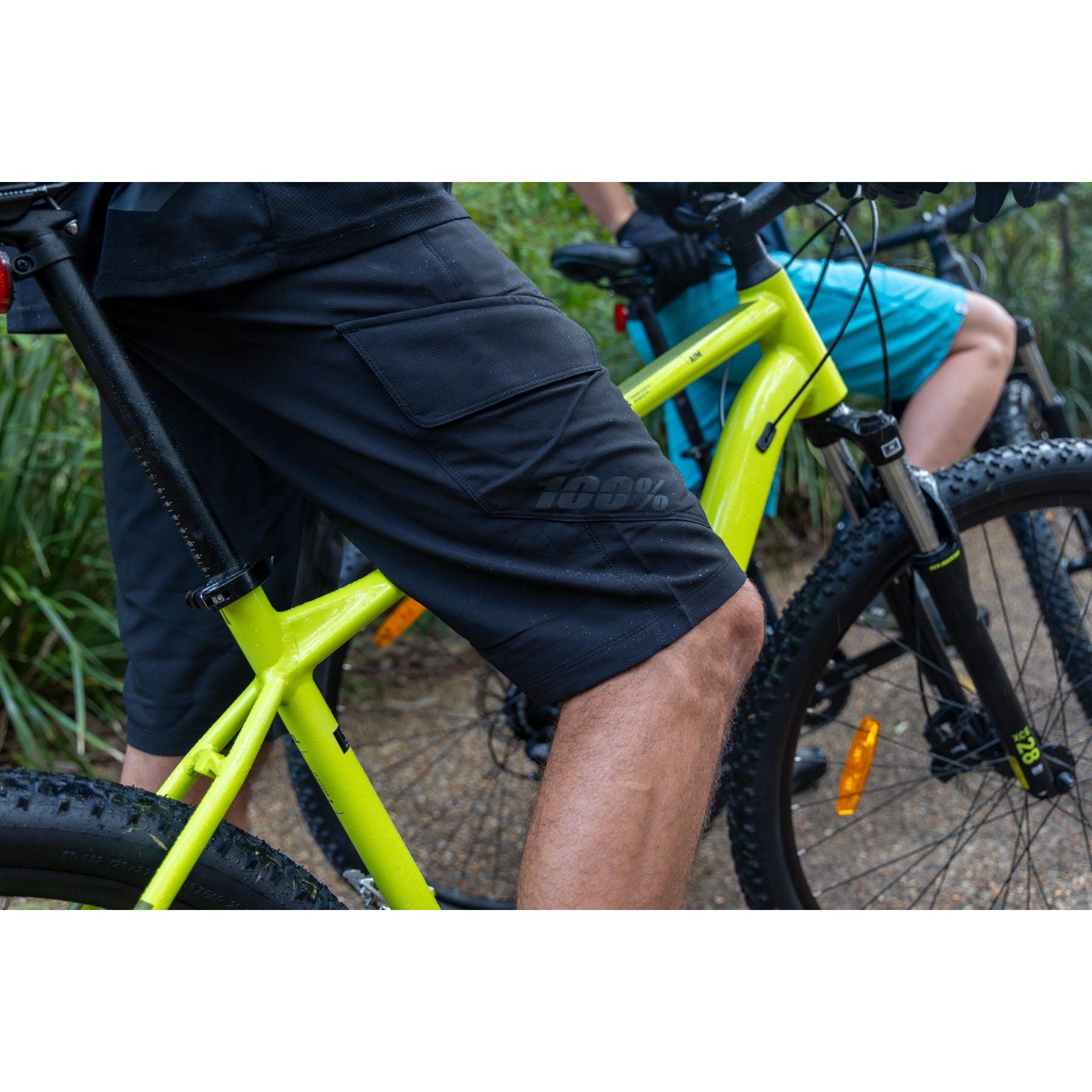100% Ridecamp Shorts - No Liner Black