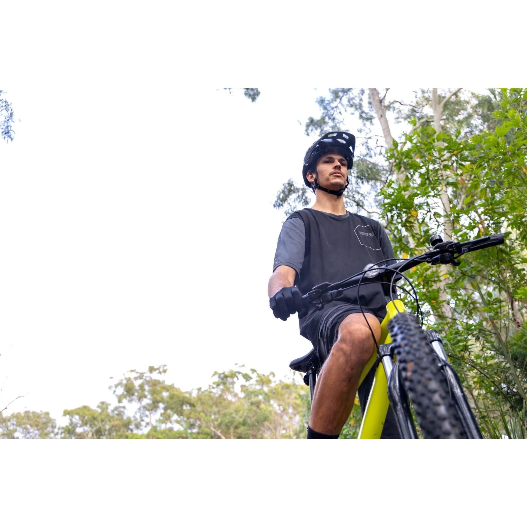 100% Ridecamp Short Sleeve Jersey Charcoal/Black
