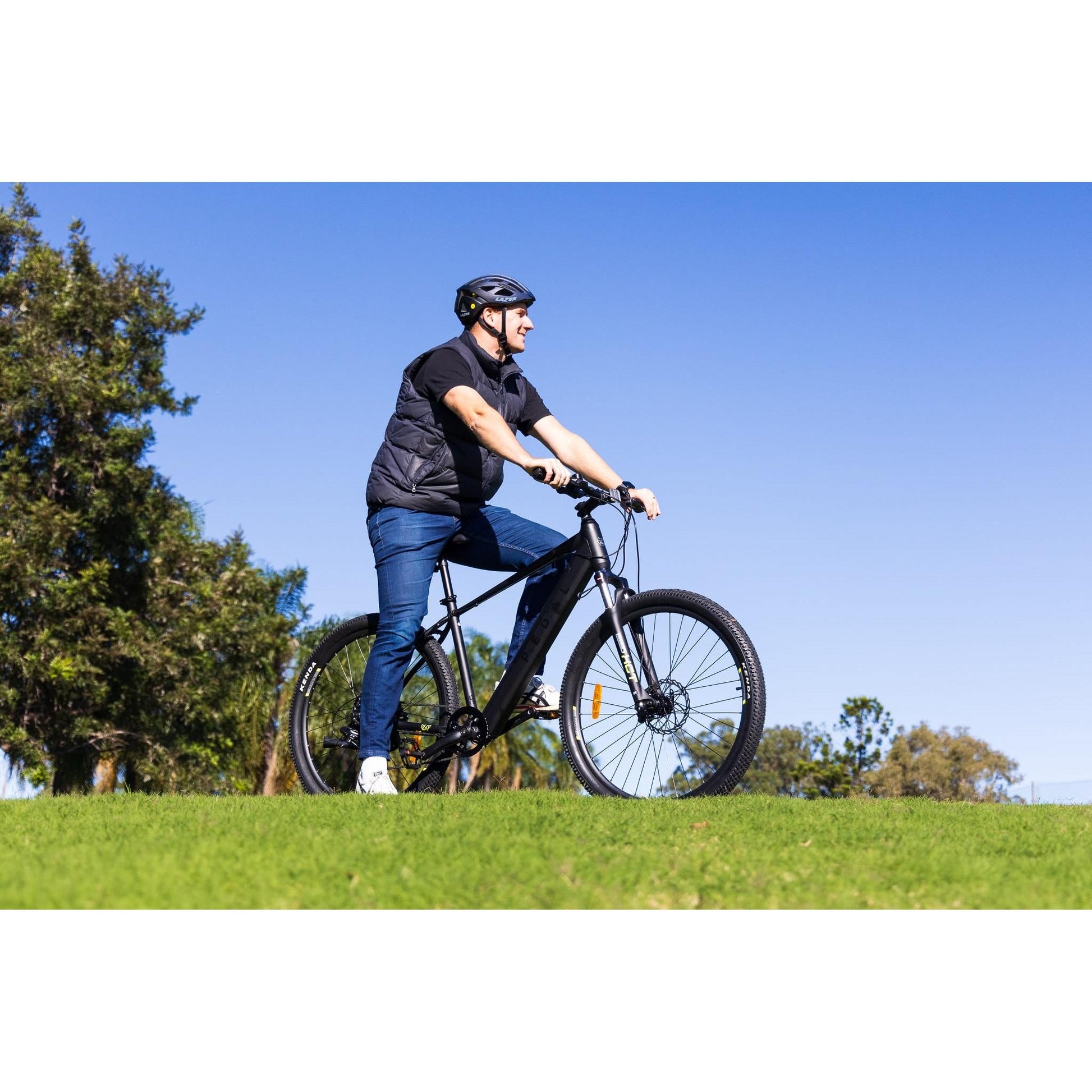 Pedal Coyote 3 Electric Hardtail Mountain Bike Grey