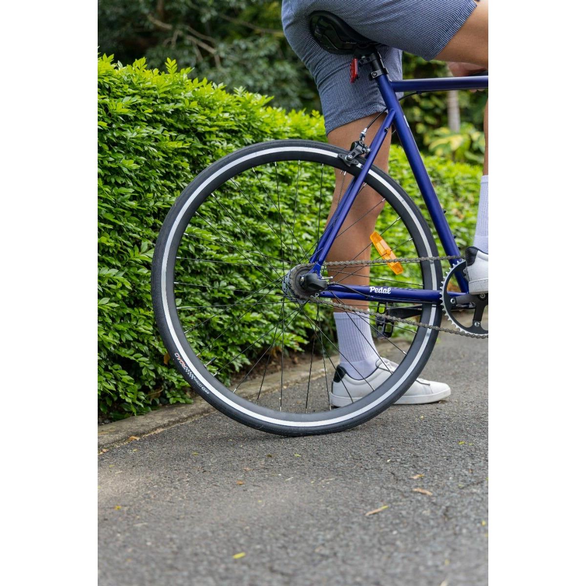 Pedal Messenger 3 Berlin Flat Bar Road Bike Midnight Blue