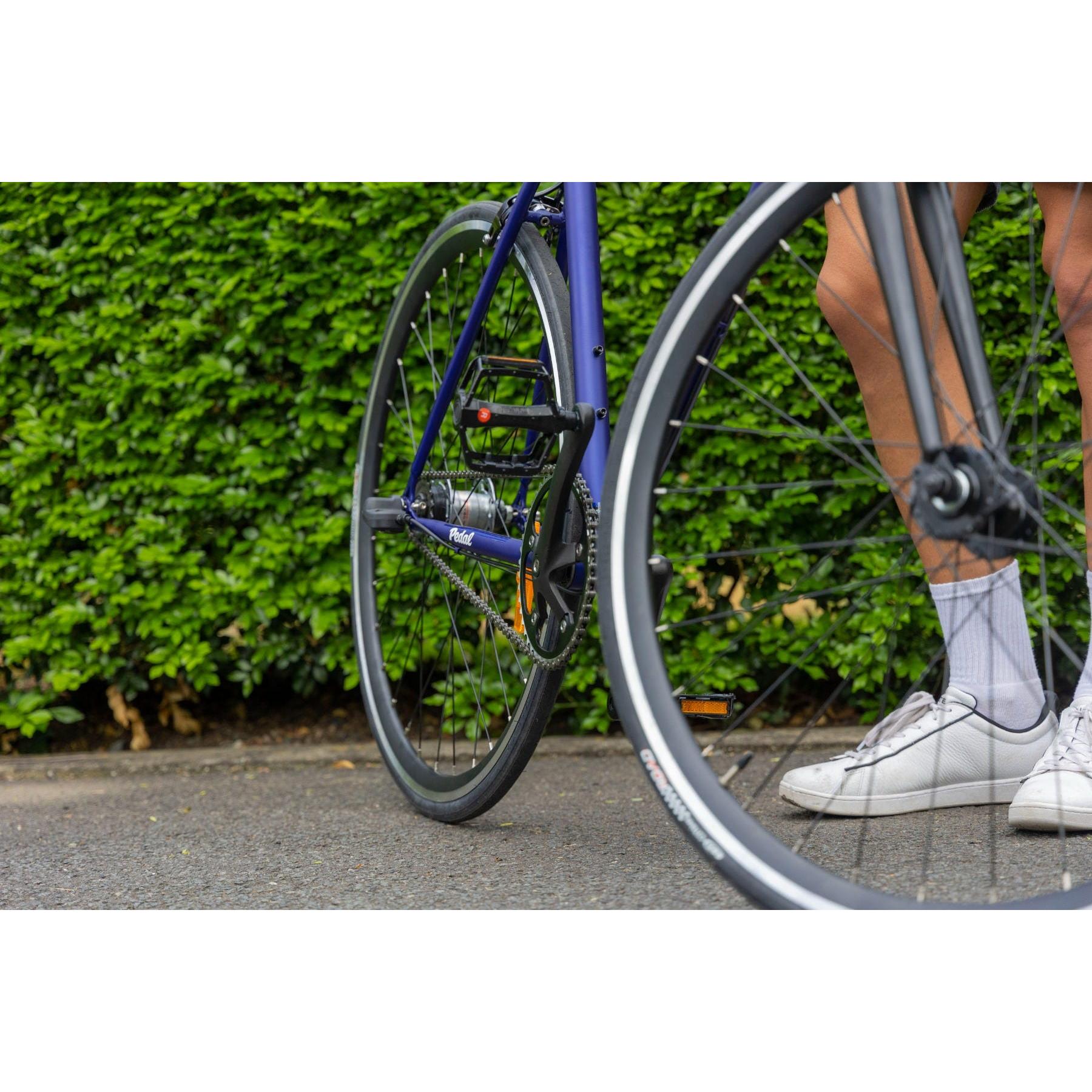 Pedal Messenger 3 Berlin Flat Bar Road Bike Midnight Blue
