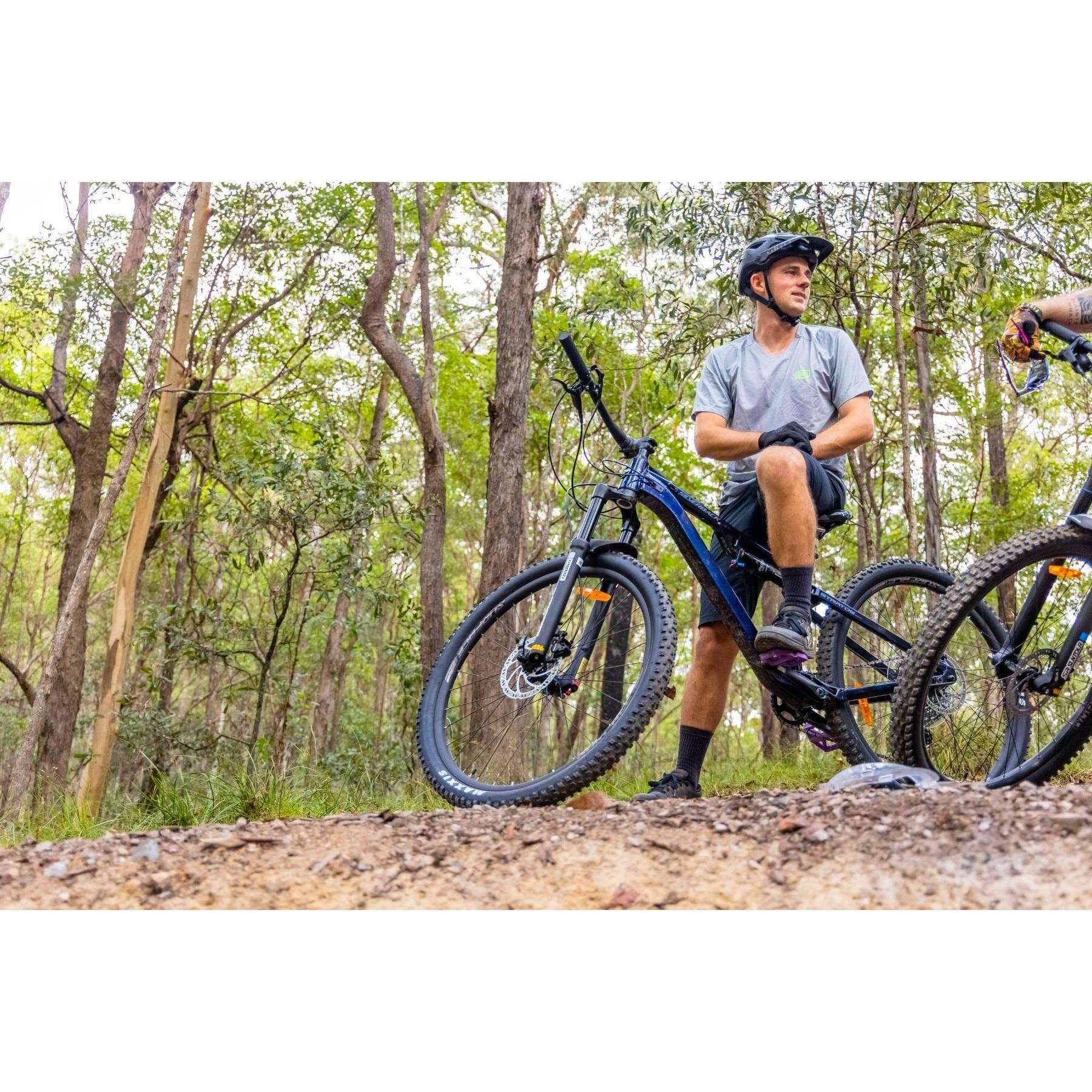 Silverback Stratos AL Comp MS Dual Suspension Mountain Bike Grey/Blue